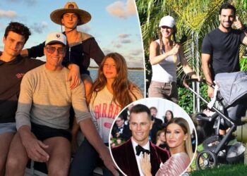 Tom Brady posts holiday snap with all three ‘angel’ kids after Gisele Bündchen’s secret wedding