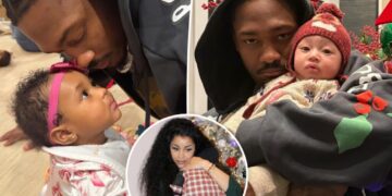 Stefon Diggs appears to skip Christmas with Cardi B and son, shares rare photos of his 3 babies