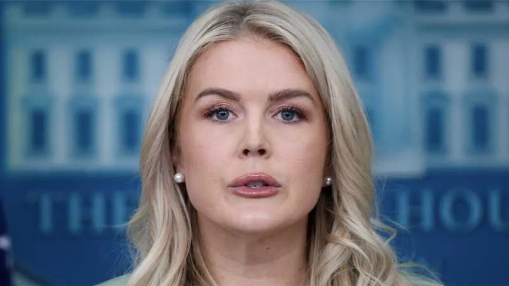 ‘Weird’: Internet erupts after Karoline Leavitt’s apparent admission of pregnancy faux pas