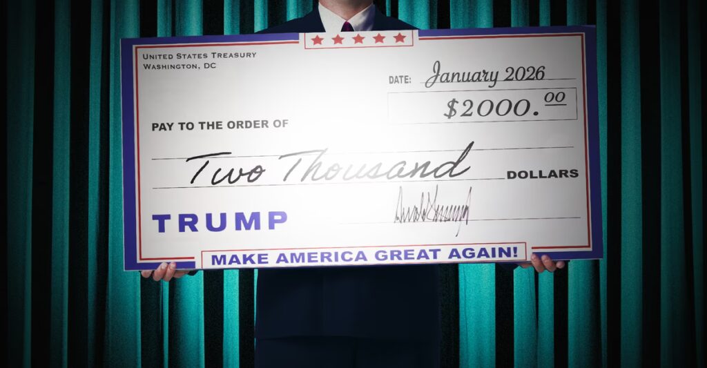 Trump’s 2026 Resolution: Give People Money