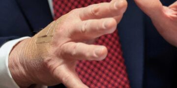 ‘Trump is in better shape than most!’ MAGA panics over new photos of president’s ‘decay’