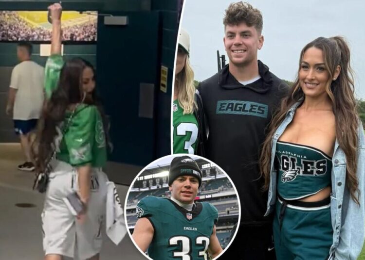 Nikki Bella, 42, fuels dating rumors with Eagles cornerback Cooper DeJean, 22, with telling outfit choice