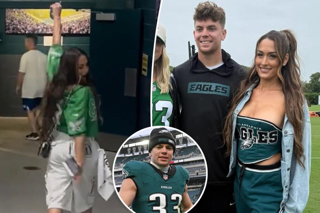 Nikki Bella, 42, fuels dating rumors with Eagles cornerback Cooper DeJean, 22, with telling outfit choice