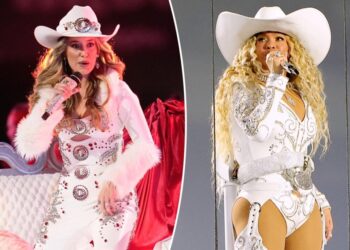 Country star Lainey Wilson accused of copying Beyoncé’s Christmas NFL halftime performance