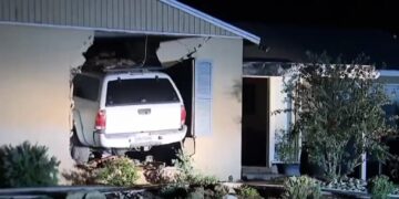 Wife dead after estranged husband allegedly rams truck through San Diego home: cops