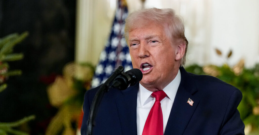 A Bellicose Trump Points Fingers in Defending His Record on the Economy