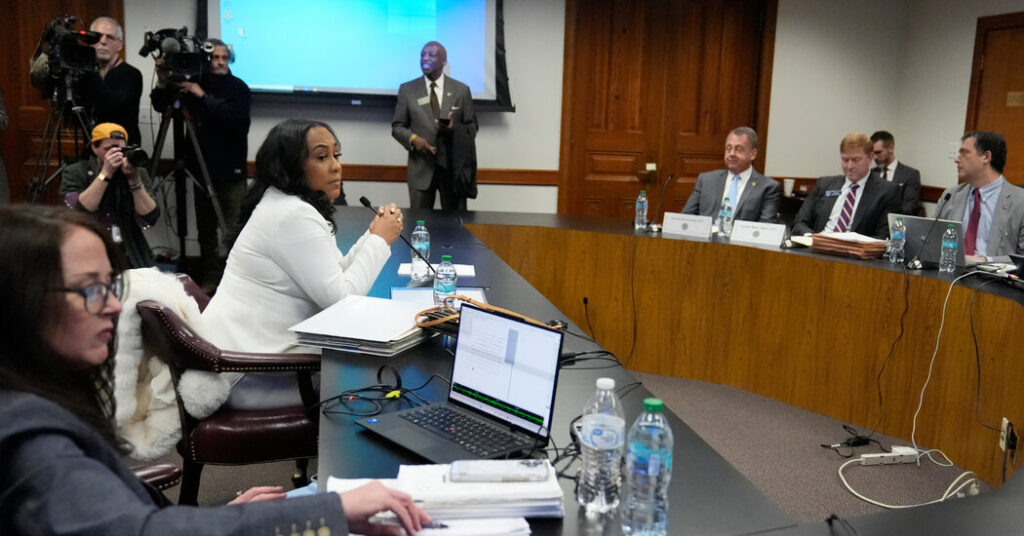 Fani Willis Calls Trump and Allies ‘Criminals’ at Georgia Senate Hearing