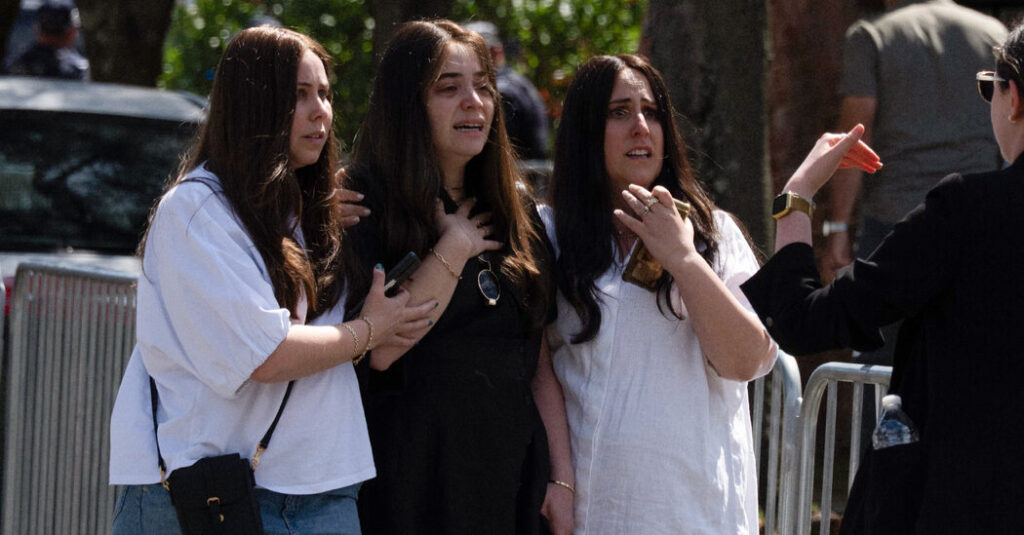 Grief Mixes With Anger at Funeral of Rabbi Killed in Bondi Beach Attack