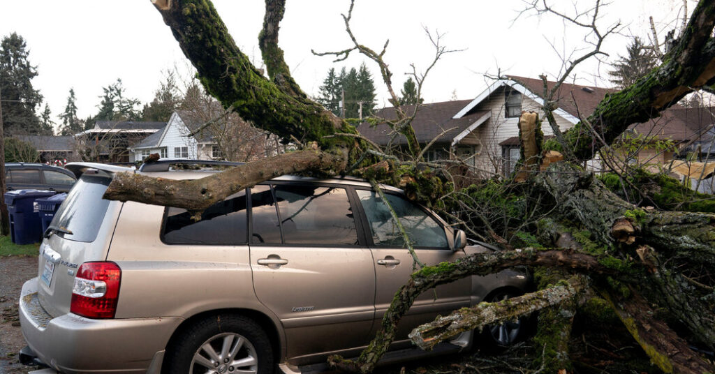 Storm Knocks Out Power for Hundreds of Thousands in the Pacific Northwest