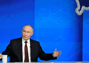 Putin Reaffirms Broad Military Goals for Russia in Ukraine