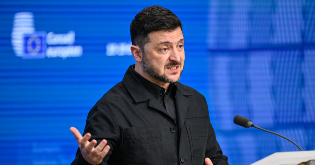 Zelensky Makes Appeal to E.U. Leaders for Frozen Russian Funds to Fight War