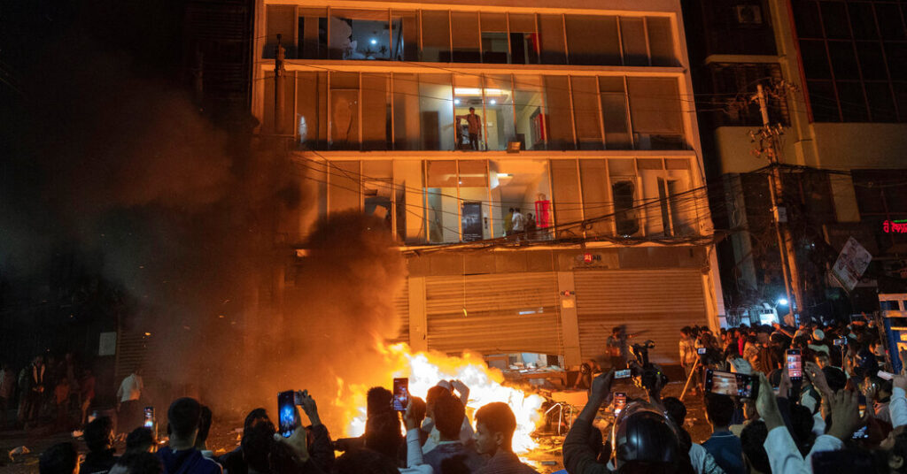 Riots Erupt in Bangladesh After the Killing of a Student Leader