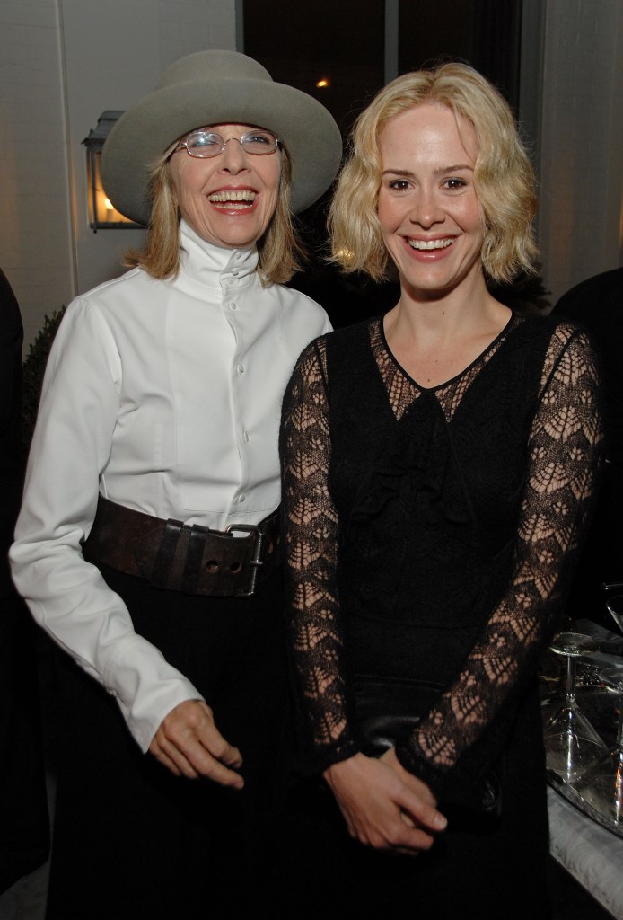 Actors Diane Keaton and Sarah Paulson at Oceana's 2008 Partners Award Gala.