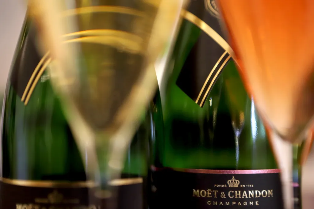 The price of vintage Champagnes have fallen 4.3% this year through the end of November.