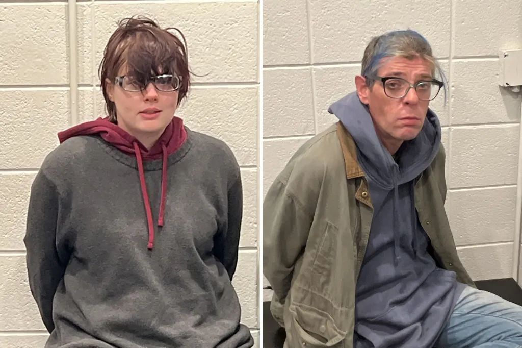 Collage of mugshots of Morgan Geyser and Chad Mecca.