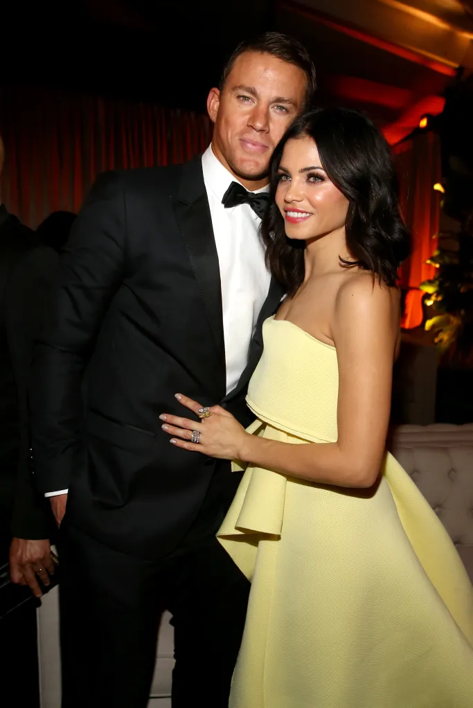 Channing Tatum and Jenna Dewan attend The Weinstein Company & Netflix's 2015 Golden Globes After Party.