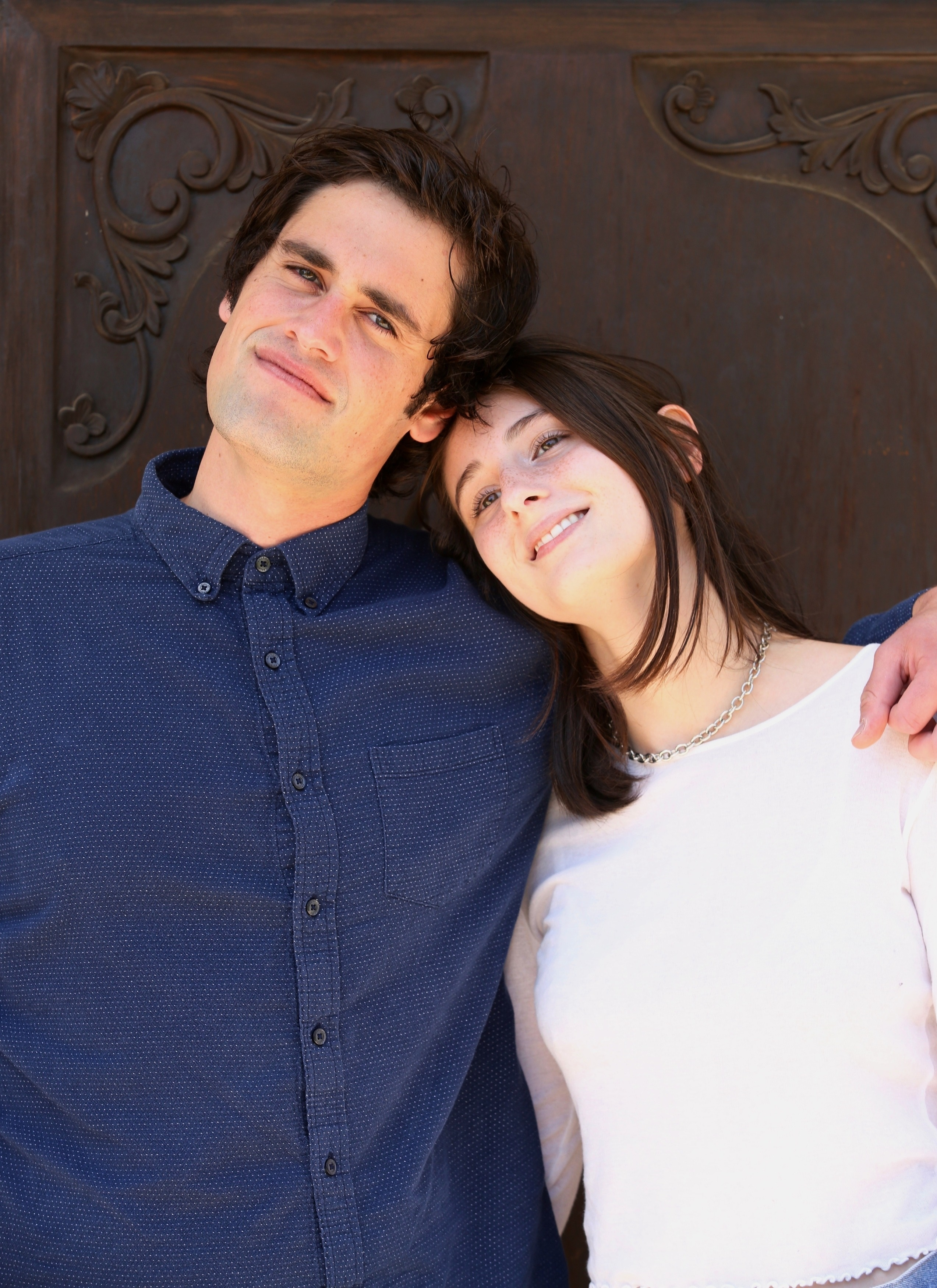 Nick Reiner with his sister Romy Reiner.
