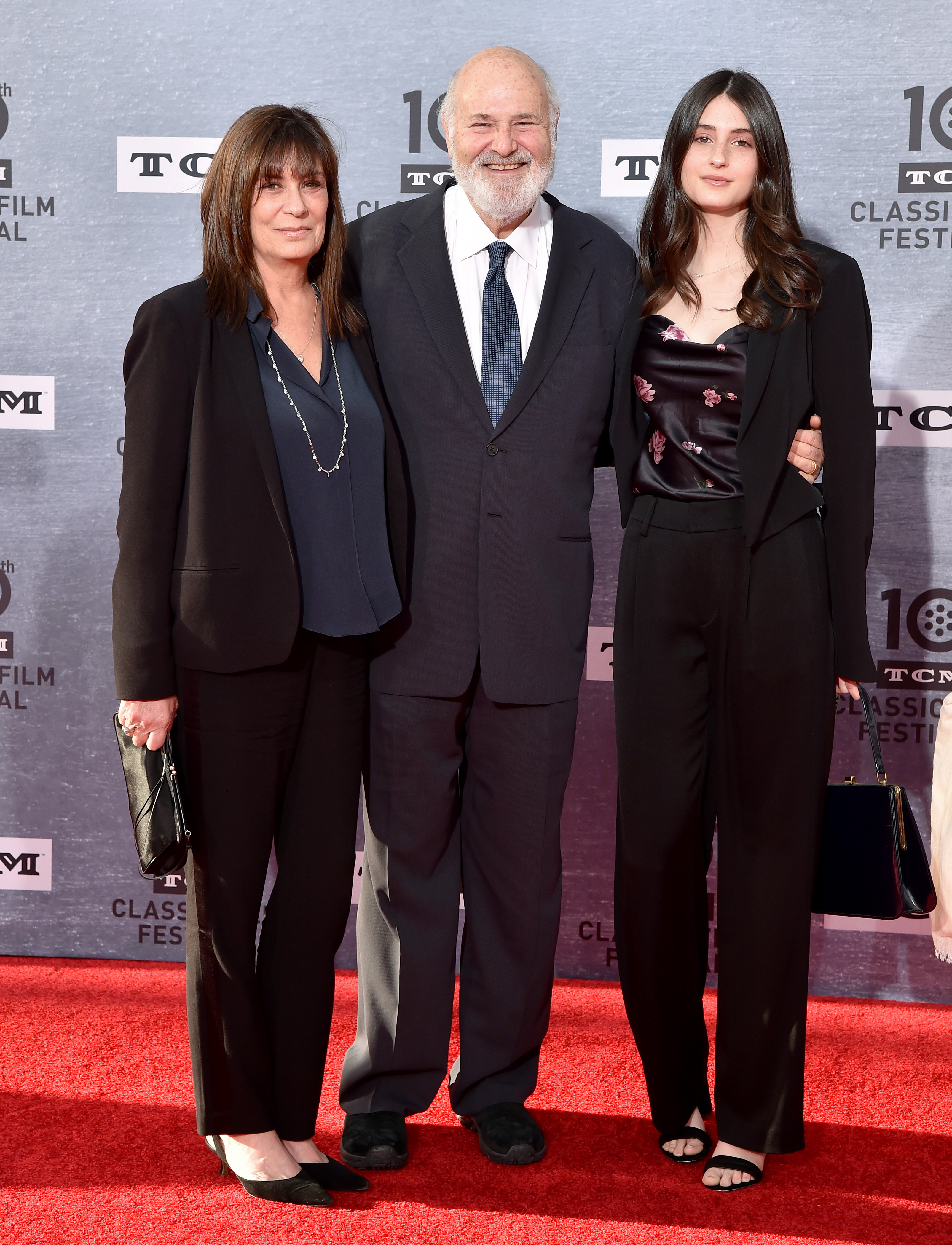 Michele Singer, Rob Reiner, and Romy Reiner attend the 2019 TCM Classic Film Festival.