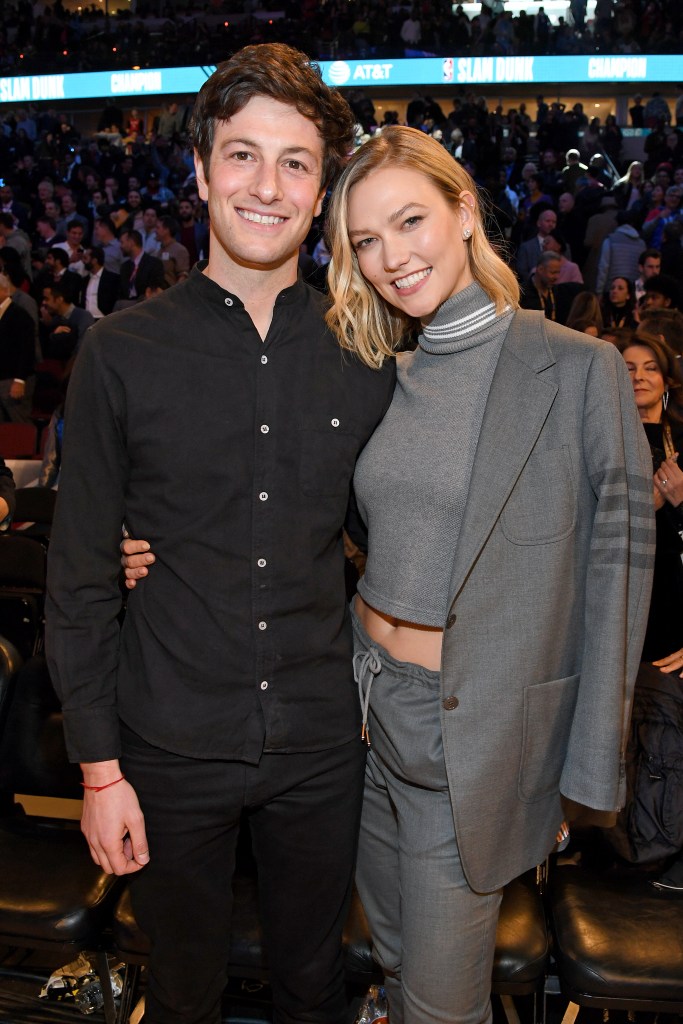 Karlie Kloss and Joshua Kushner in February 2020