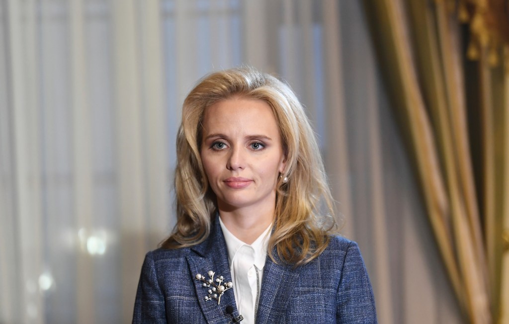 Maria Vorontsova, leading researcher at the National Medical Research Center for Endocrinology of the Russian Health Ministry, member of the Presidium of the Russian Association for the Promotion of Science, speaking at the Eurasian Women's Forum.
