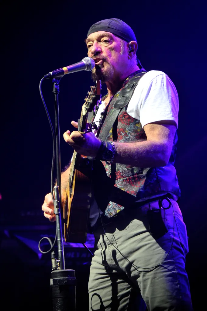 Ian Anderson during a concert.