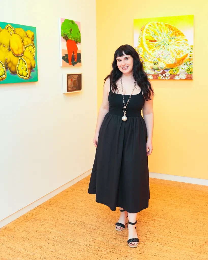 Laura Dvorkin at The Bunker Art Space Opening 2023.