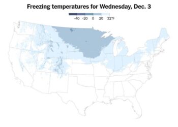 Some of the Coldest Weather of the Season Is Sweeping Through the U.S.