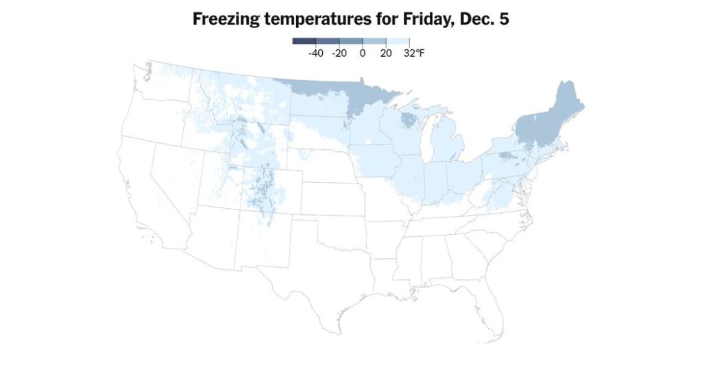 Extreme Cold Will Persist in the Midwest and Northern Plains Into the Weekend