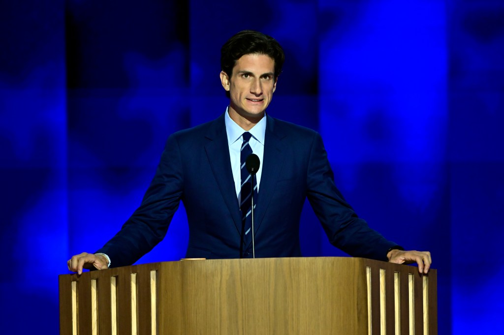 Jack Schlossberg speaking at the 2024 Democratic National Convention.