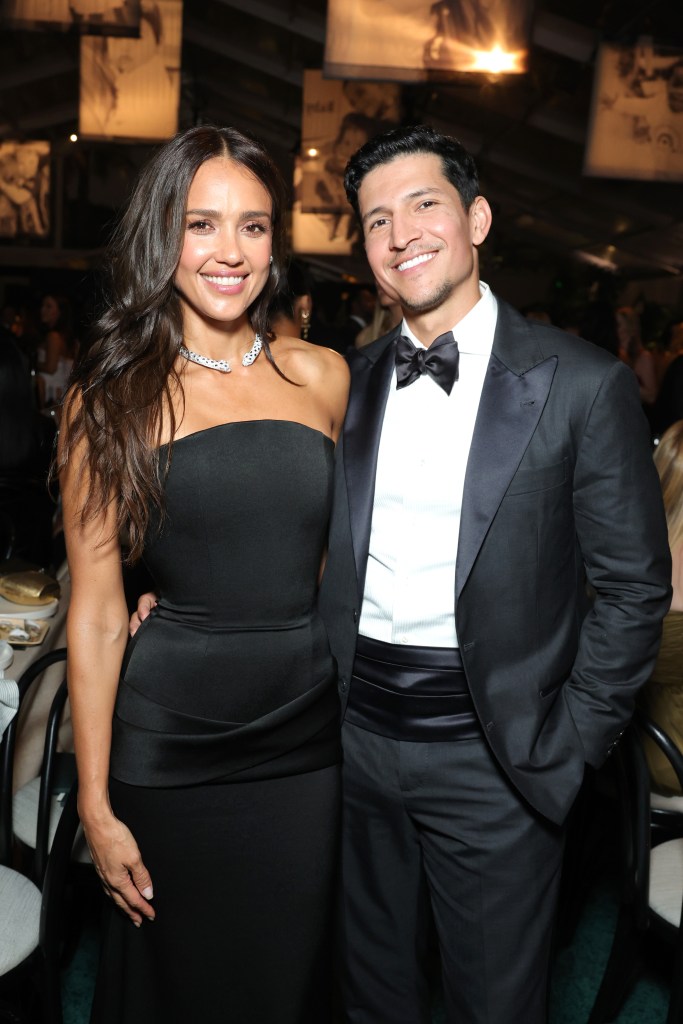 Jessica Alba and Danny Ramirez attend the Baby2Baby Gala.