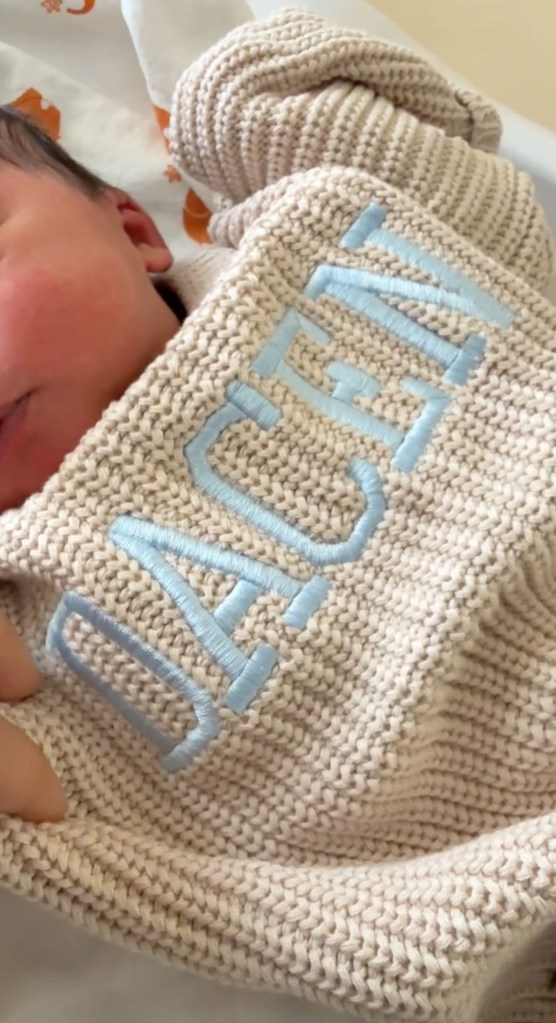 Sydel Curry-Lee and Damion Lee's son Dacen.