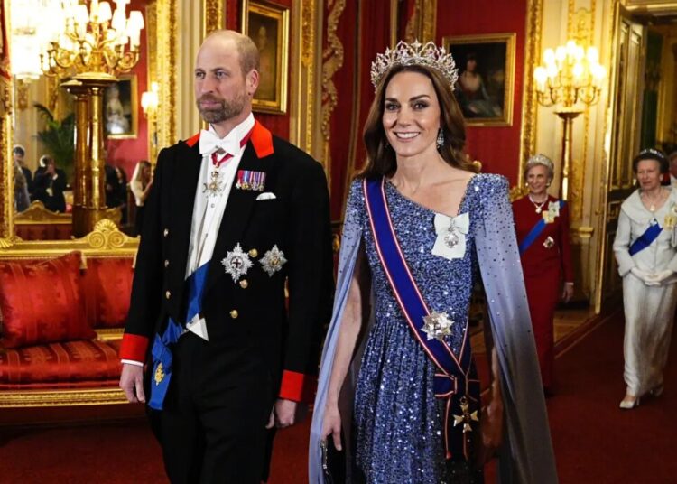 Kate Middleton stuns in her biggest tiara yet at Windsor banquet