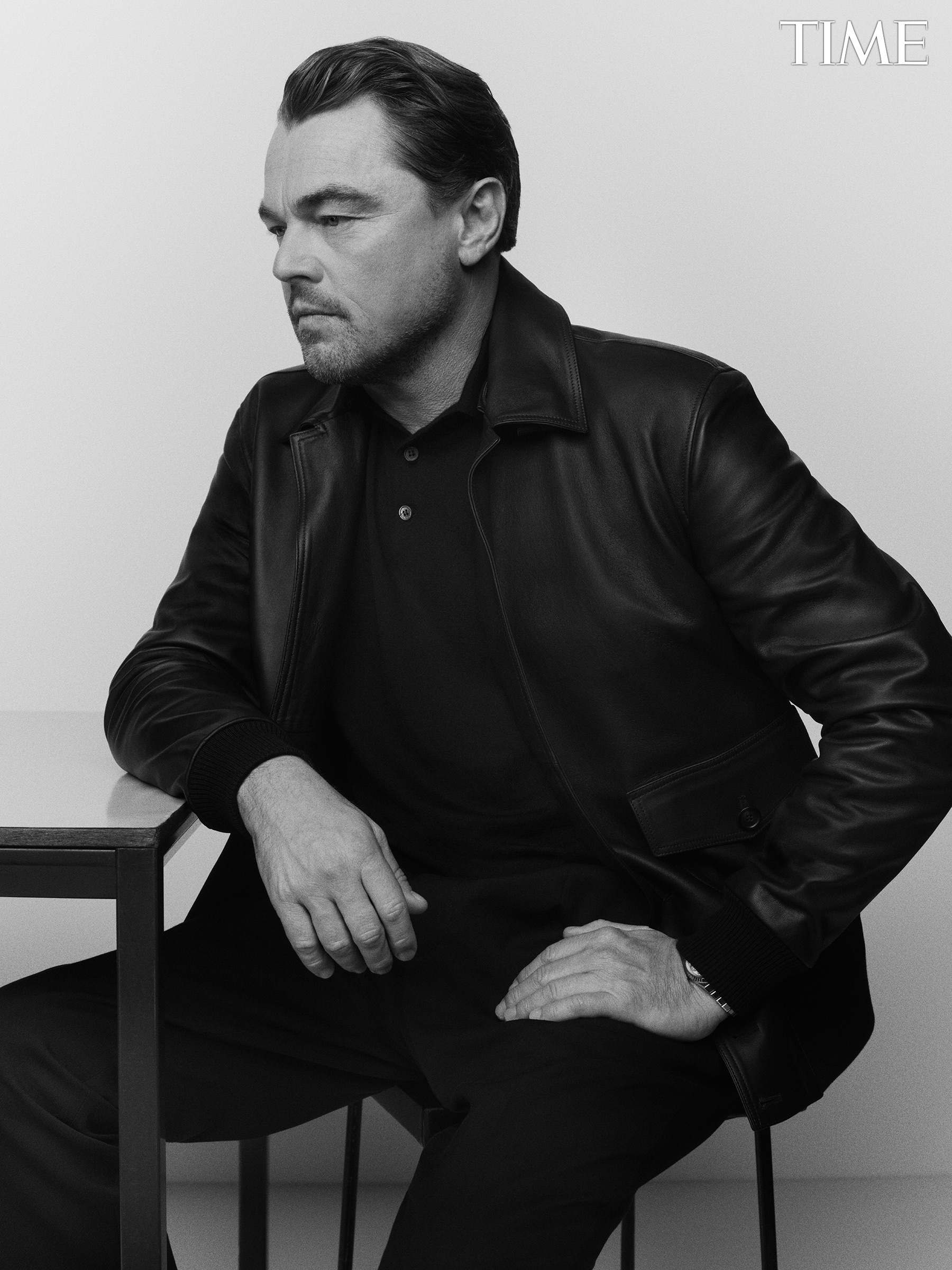 Leonardo DiCaprio as TIME Entertainer of the Year.