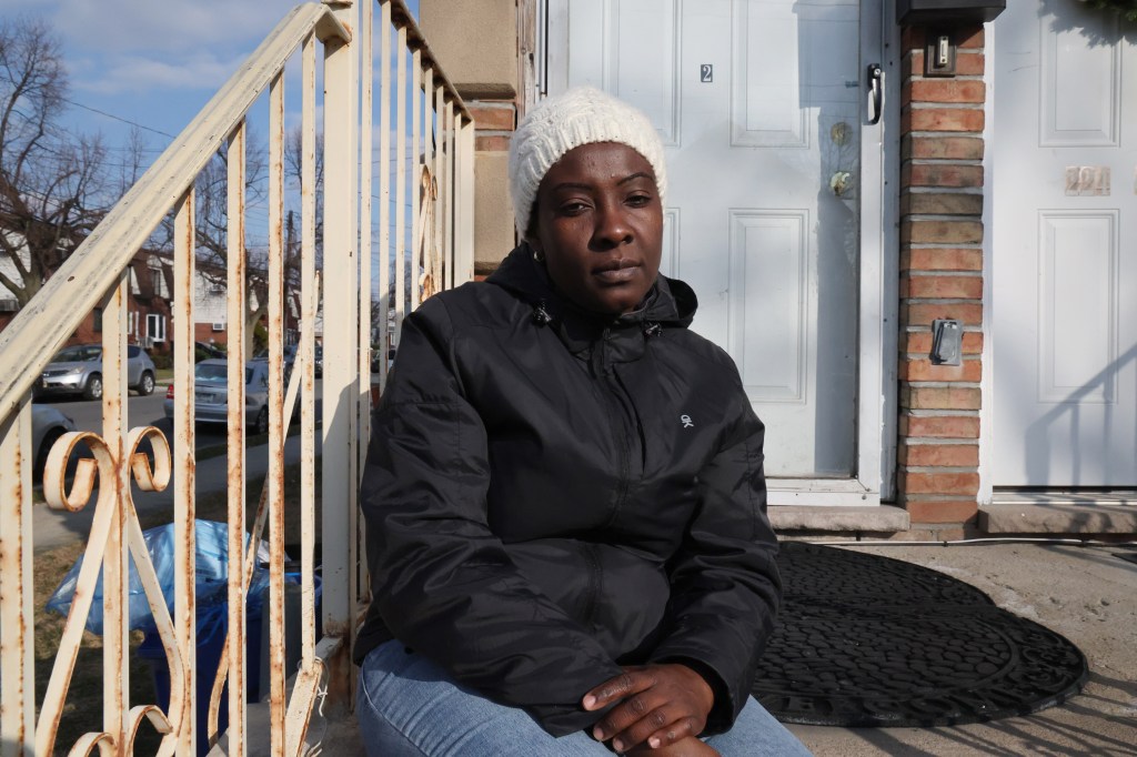 Kievette Samuels is pictured outside her home on 148th Road in Jamaica, Queens.