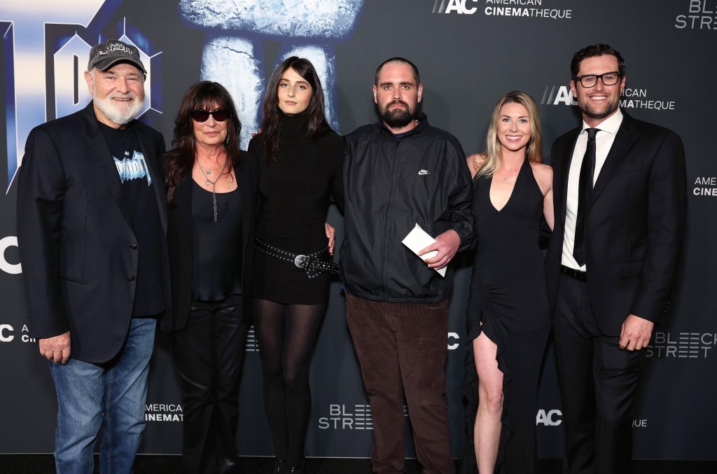 Rob Reiner, Michele Reiner, Romy Reiner, Nick Reiner, Maria Gilfillan, and Jake Reiner at the
