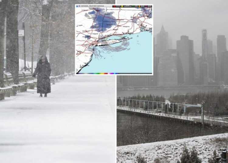 Let it snow! NYC could see 1 to 3 inches with weekend storm, while NJ, Long Island forecast for more