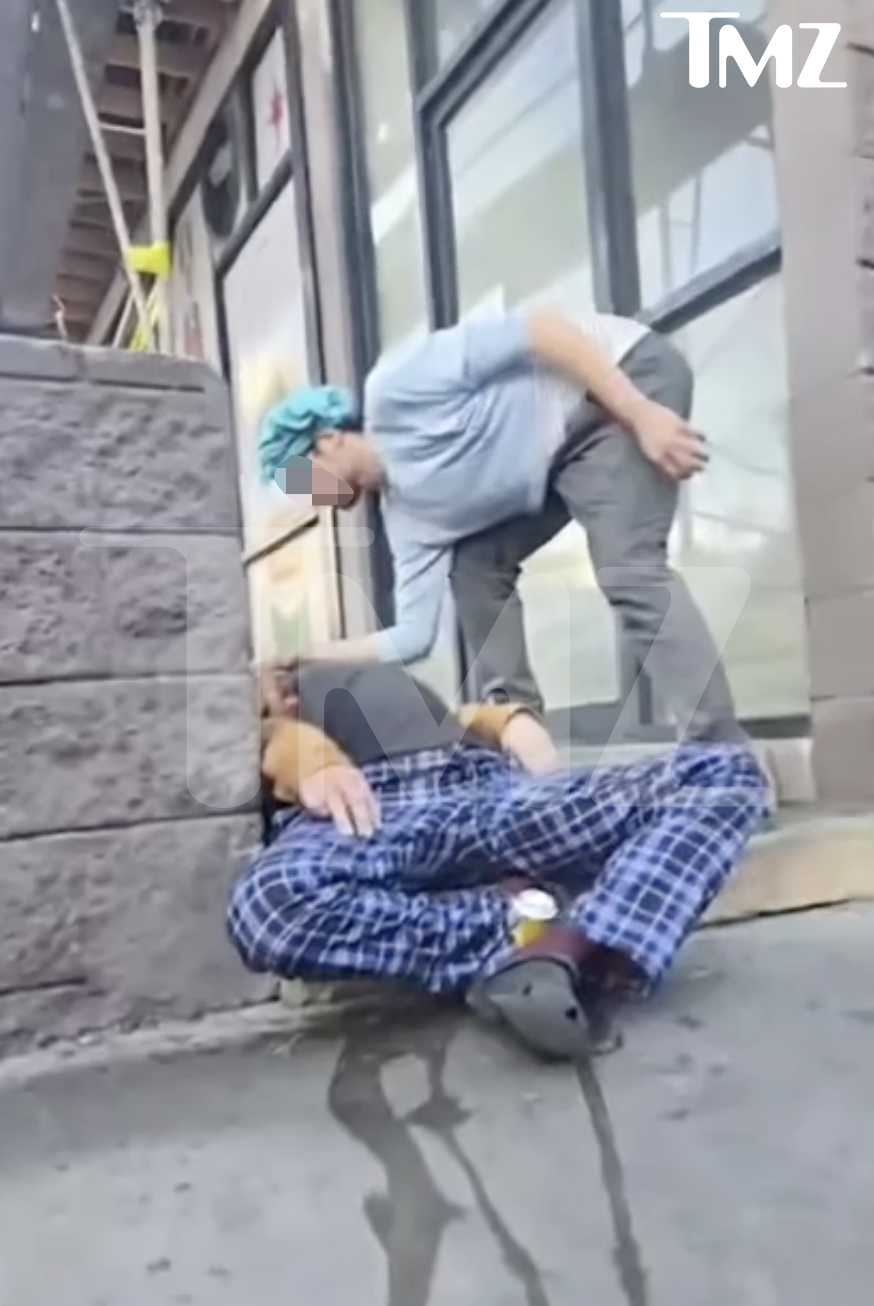 Comedian Andy Dick slumped over on a Hollywood street after an apparent overdose.
