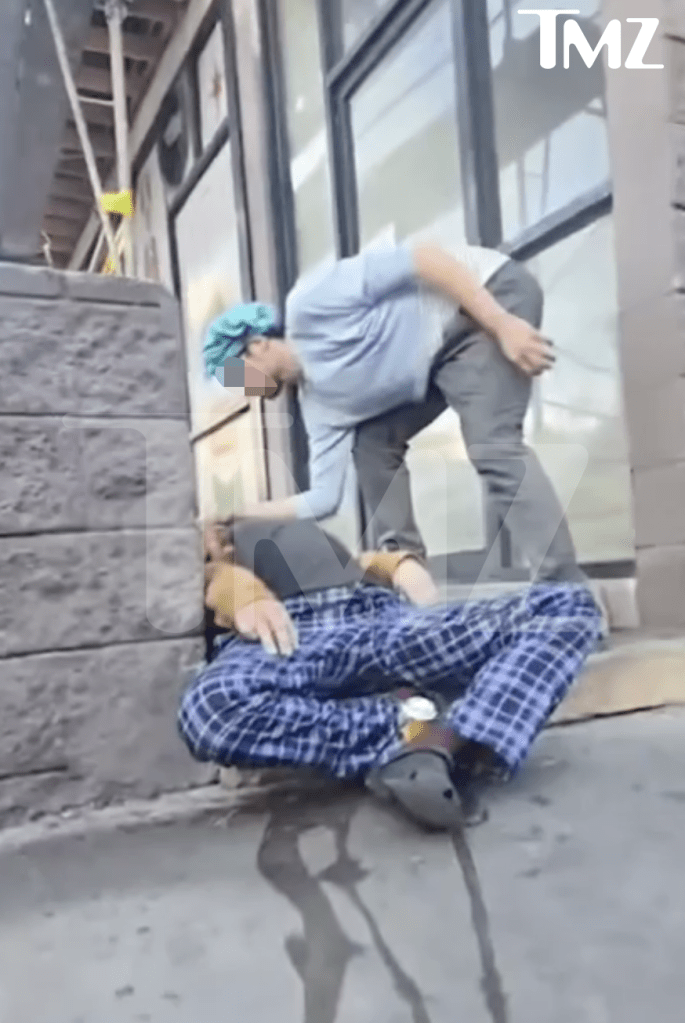 Andy Dick slumped over on a Hollywood street after an apparent overdose.