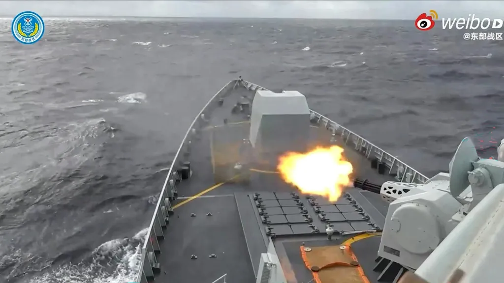 This frame grab from China's People's Liberation Army (PLA) Eastern Theater Command undated handout video footage released on December 29, 2025