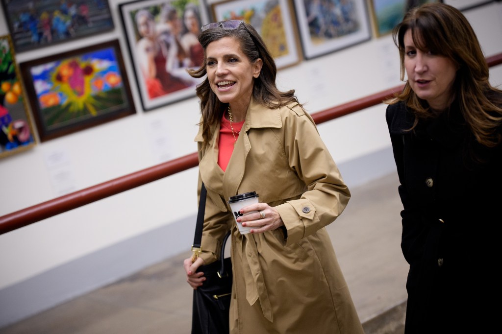 Rep. Nancy Mace arrives at the U.S. Capitol Building.