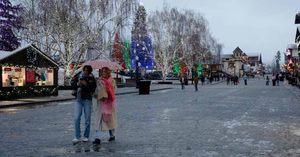 ‘Christmastown’ Faces Climate Reality After Brutal Northwest Storms