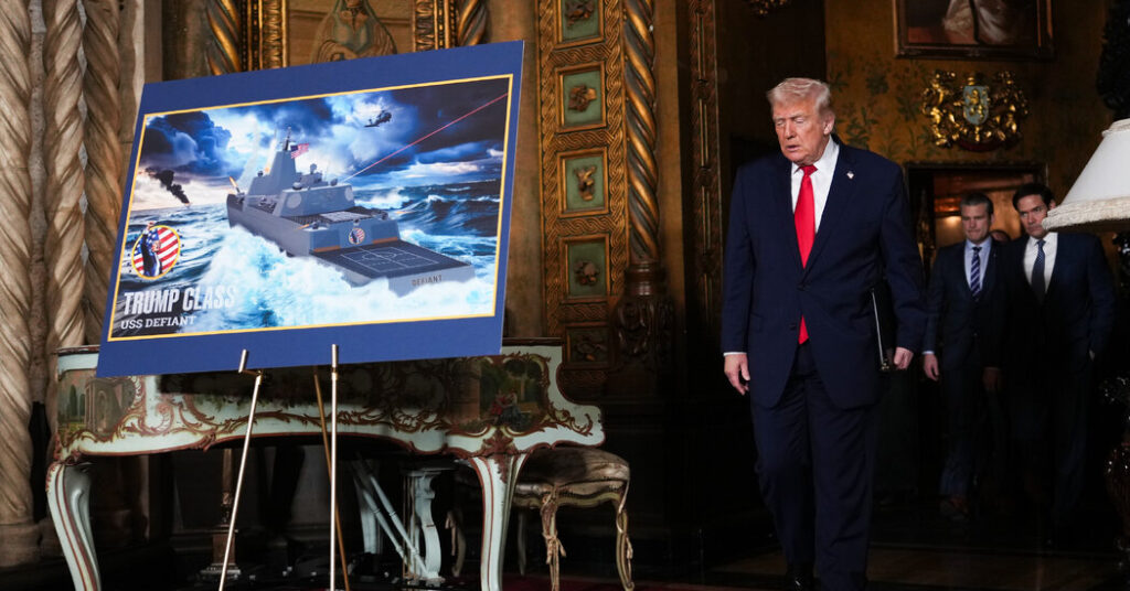 Trump Announces New ‘Trump Class’ of Warships