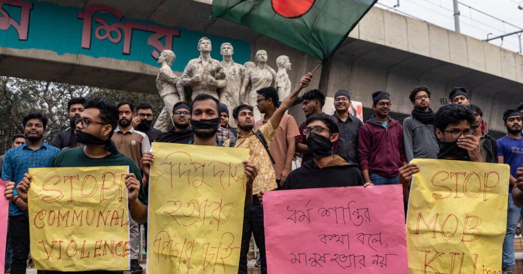 Lynching of a Hindu in Bangladesh Fans Fears of Rising Intolerance