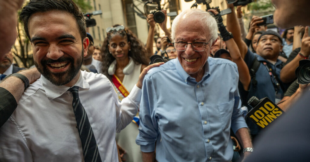 Bernie Sanders to Lead Zohran Mamdani’s Public Swearing-In Ceremony