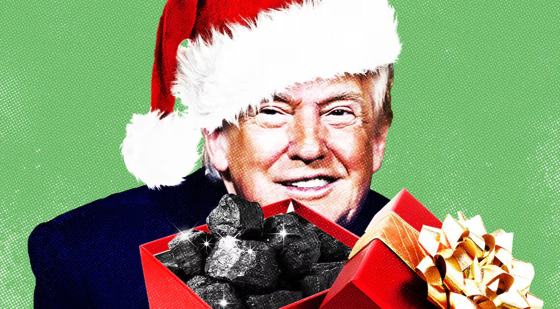 Trump Touts ‘Clean, Beautiful Coal’ to Kid at Christmas