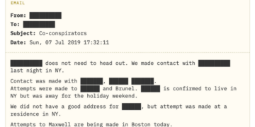 Federal Agents Tried to Contact ‘Co-Conspirators’ in Epstein Case, Emails Show