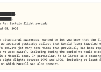 Federal Prosecutor Was Surprised by Trump’s Flights on Epstein’s Jet