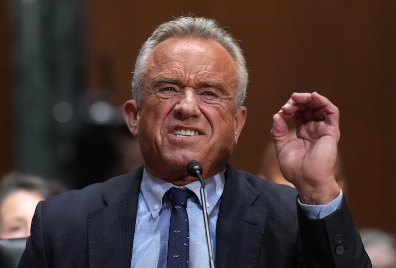 WASHINGTON, DC - SEPTEMBER 04: Health and Human Services Secretary Robert Kennedy Jr. testifies before the Senate Finance Committee at the Dirksen Senate Office Building on September 04, 2025 in Washington, DC. The committee met to hear testimony on President Trump's 2026 health care agenda. (Photo by Andrew Harnik/Getty Images)