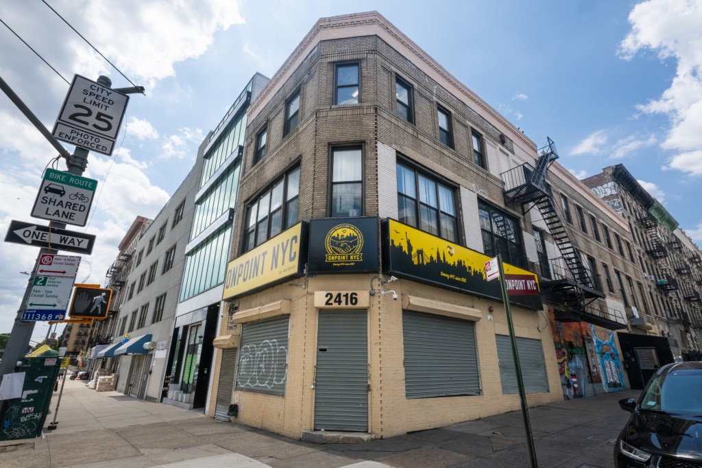 Exterior of OnPoint NYC building located at 500 West 80th Street.