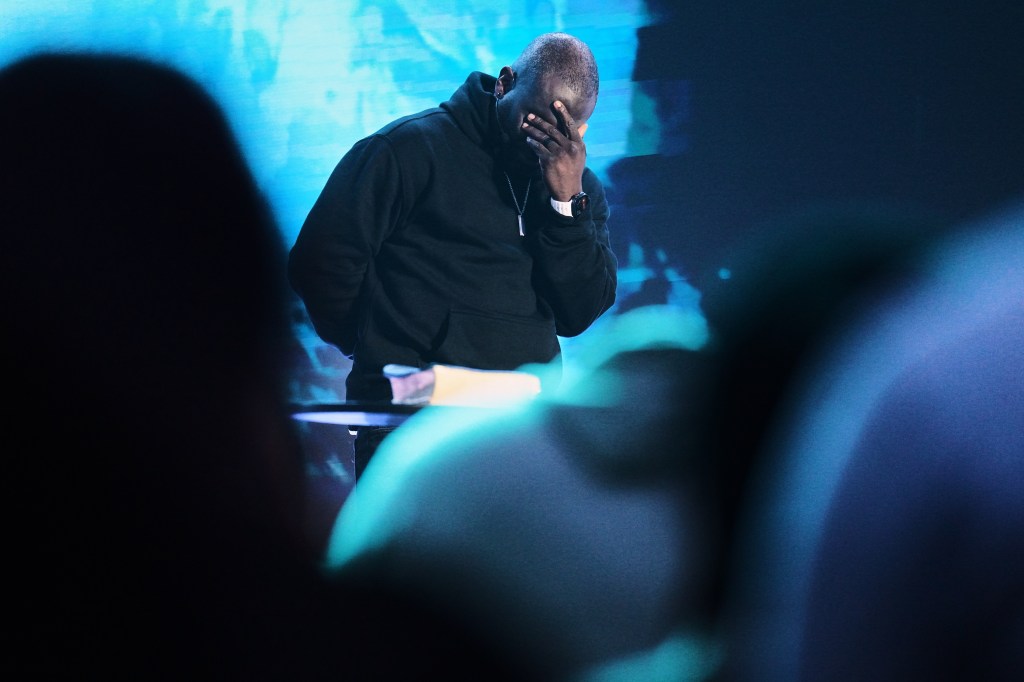 Pastor Philip Anthony Mitchell preaches at 2819 Church.